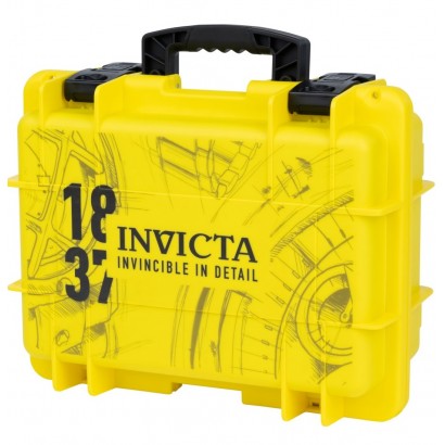 Invicta Watch Box - žltá - 3 miesta - 1837