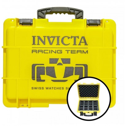 Invicta Watch Box - žltá - 3 miesta - Racing team